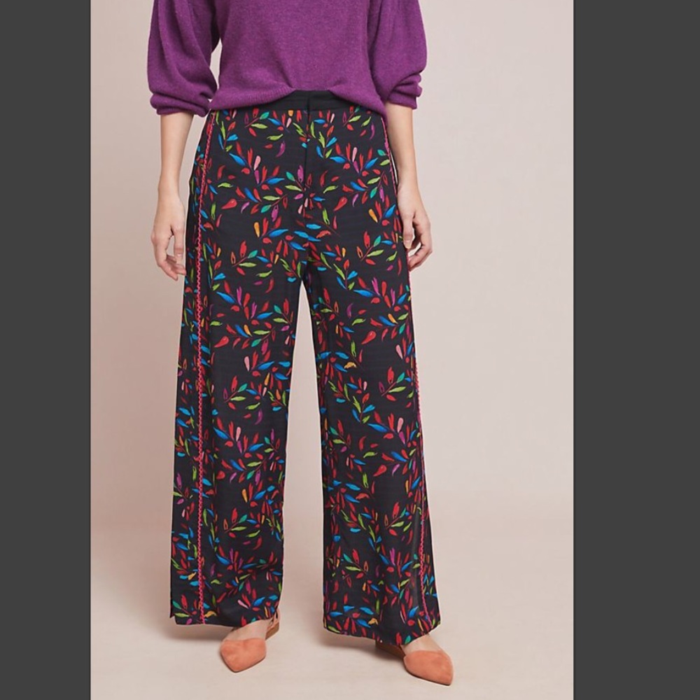 [NWT] Anthropologie, Bl-nk: Delos Wide-leg Pant, S